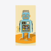 Roboter Retro – 01 – Postkarte – Reana.Design